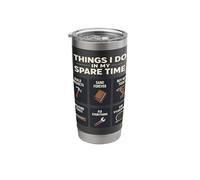Funny Woodworker Things I Do in My Spare Time Woodworking Stainless Steel Insulated Tumbler