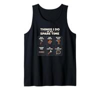 Funny Woodworker Things I Do in My Spare Time Woodworking Tank Top