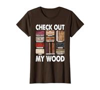 Funny Woodworking Design for Men Dad Woodwork Carpentry T-Shirt, Women, Brown, XX-Large
