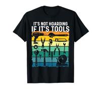 Funny Woodworking It's Not Hoarding If It's Tools Vintage T-Shirt