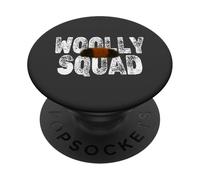 Funny Woolly Squad Caterpillar Bear Worm Winter Forecast PopSockets Adhesive PopGrip