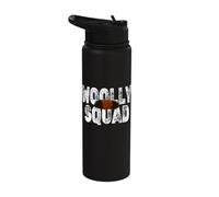 Funny Woolly Squad Caterpillar Bear Worm Winter Forecast Stainless Steel Insulated Water Bottle