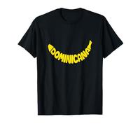 Funny Word Dominicana in A Banana Silhouette Platano Power T-Shirt