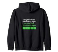 Funny Word Game or Word Puzzles Humour for Proud Word Nerd Zip Hoodie