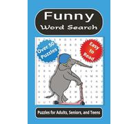 Funny Word Search: Word searches with easy to read print about funny, jokes, humor, and more
