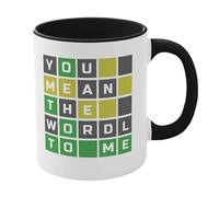 Funny Wordle Mug, Funny Coffee Mug, Wordle Mugs Coffee, 11 Oz Cute Ceramic Game Fan Mugs, You Mean The Wordle to Me Wordle Mug, Funny Mug, Coffee Mugs for Wordle Lovers, Coworker