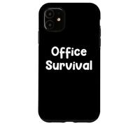 Funny Work Humor Design |Office Survival Daily Grind Edition Case for iPhone 11