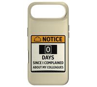 Funny Work Notice: 0 Days Since Complaining about Coworkers Case for iPhone Air