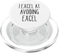 Funny Work Office Spreadshet Hater Sarcastic Quote Excel PopSockets PopGrip for MagSafe