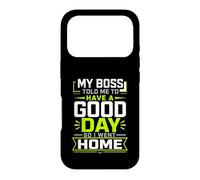 Funny Work Worker Builder Tradesman Secretary Factory Case for iPhone 17 Pro