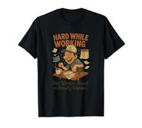Funny Working Hard Or Hardly Working Labor Day Men Women T-Shirt