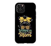 Funny Working on Being the Coolest Mom Leopard Mother's Day Case for iPhone 11 Pro