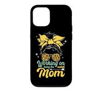 Funny Working on Being the Coolest Mom Leopard Mother's Day Case for iPhone 12/12 Pro