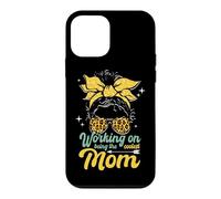 Funny Working on Being the Coolest Mom Leopard Mother's Day Case for iPhone 12 mini