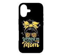 Funny Working on Being the Coolest Mom Leopard Mother's Day Case for iPhone 17