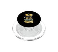 Funny Working on Being the Coolest Mom Leopard Mother's Day PopSockets PopGrip for MagSafe
