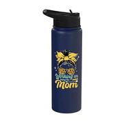 Funny Working on Being the Coolest Mom Leopard Mother's Day Stainless Steel Insulated Water Bottle