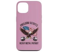Funny Workout Shirt Freedom Weights Patriot American Eagle Case for iPhone 13