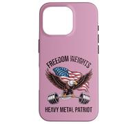 Funny Workout Shirt Freedom Weights Patriot American Eagle Case for iPhone 16 Pro