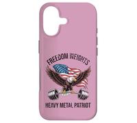 Funny Workout Shirt Freedom Weights Patriot American Eagle Case for iPhone 17