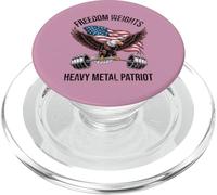Funny Workout Shirt Freedom Weights Patriot American Eagle PopSockets PopGrip for MagSafe