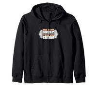 Funny Workout This Is Not Sweat It's My Body Crying Zip Hoodie