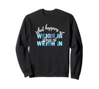Funny World of Weight Loss Slimming Watcher Weigh In Day Sweatshirt
