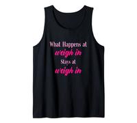 Funny World of Weight Loss Slimming Watcher Weigh In Day Tank Top