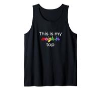 Funny World of Weight Loss Slimming Watcher Weigh In Day Tank Top
