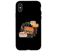 Funny World Radio Day Celebration Retro Radio Lover Case for iPhone X/XS
