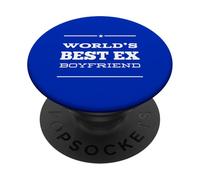 Funny World's Best Ex Boyfriend Funny Couples Girlfriend PopSockets Adhesive PopGrip