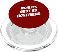 Funny World's Best Ex Boyfriend Humor Couples Girlfriend PopSockets PopGrip for MagSafe