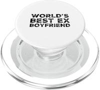 Funny World's Best Ex Boyfriend Humor Couples Girlfriend PopSockets PopGrip for MagSafe