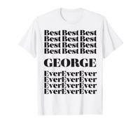 Funny Worlds Best George Shirt Men Kid George Name TShirt T-Shirt
