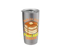 Funny Worlds Best Pancake Maker Waffle Breakfast Pancakes Stainless Steel Insulated Tumbler