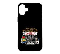 Funny world's Goodest English Teacher witty Grammar Case for iPhone 16 Plus