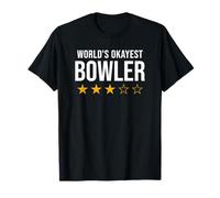 Funny World's Okayest Bowler Bowling T-Shirt