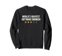 Funny World's Okayest Software Engineer Computer Programmers Sweatshirt