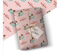 Funny Wrapping Paper The Cream to my Strawberries Custom Gift Wrap sent as Roll or Sheet Happy Birthday & Novelty Gag Joke Present Idea 6 Metre Roll