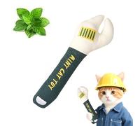 Funny Wrench Cat Toy with Catnip - Interactive Plush Chew Toy for Teething Kittens & Indoor Cats, Perfect for Paws-On Play