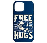 Funny Wrestling Championship Grips Free Hugs Quote Wrestlers Case for iPhone 16 Pro Max