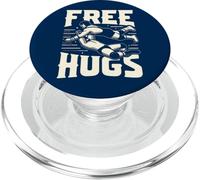 Funny Wrestling Championship Grips Free Hugs Quote Wrestlers PopSockets PopGrip for MagSafe