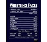 Funny Wrestling Facts Wrestling Notebook: Wrestle, Wrestler, Wrestling Sports Journal. Blank Ruled Notebook Gift for Students Teachers Players Coaches and Anyone that Loves Wrestling.