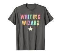 Funny Writing Wizard English Teacher School Composition Club T-Shirt
