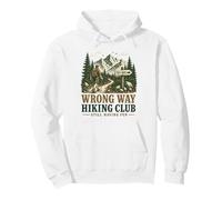 Funny Wrong Way Hiking Club Still Having Fun Trail Hiker Pullover Hoodie