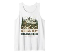 Funny Wrong Way Hiking Club Still Having Fun Trail Hiker Tank Top