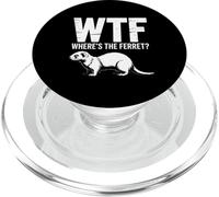 Funny WTF Where's The Ferret Saying Humor PopSockets PopGrip for MagSafe