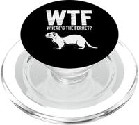 Funny WTF Where's The Ferret Saying Humor PopSockets PopGrip for MagSafe