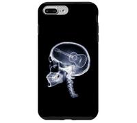 Funny X-Ray Guitar Brain Music Meme Case for iPhone 7 Plus/8 Plus