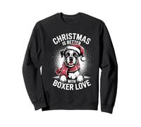 Funny XMAS Dog Puppy Christmas Is Better With Boxer Love Sweatshirt